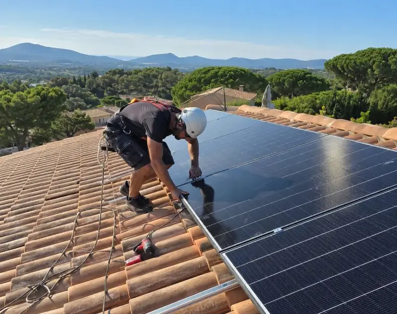 Installateur panneaux solaires Ombrée d'Anjou — pose photovoltaïque sur toiture