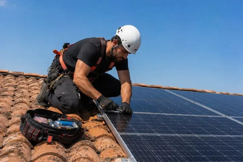 Maintenance et monitoring de panneaux solaires à Ombrée d'Anjou