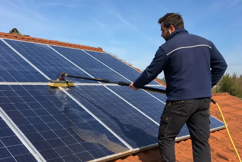 Nettoyage et entretien de panneaux solaires à Ombrée d'Anjou